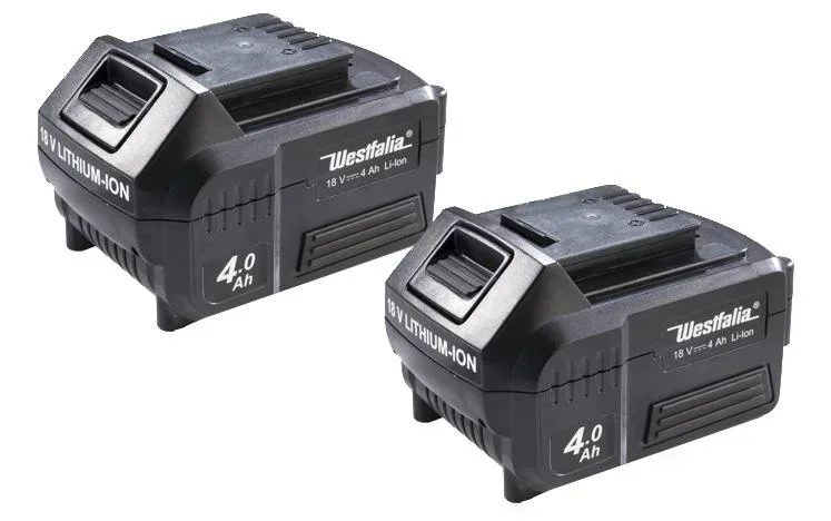 Akku 18 V Li-Ion 4,0 Ah A4AH18, 2 Stück