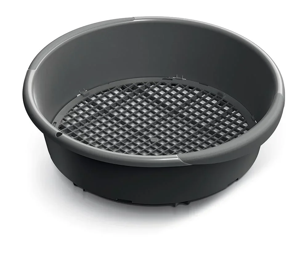 Gartensieb RESPANA, schwarz, Durchmesser 374 mm