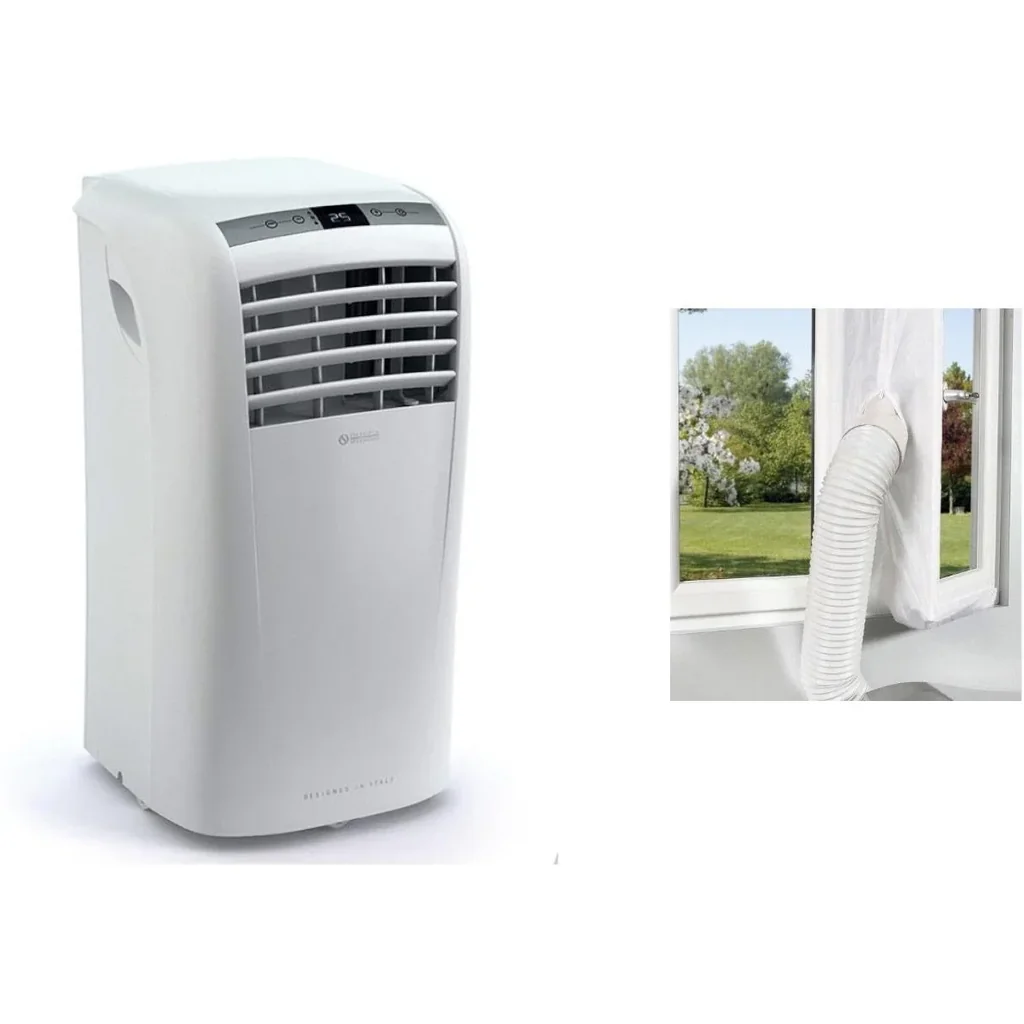 Mobiles Klimagerät mit Luftschlauch und Fensterdichtungsset - Splendid Dolceclima Compact 9 P - 9.000 BTU/h