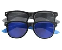 Sonnenbrillen im Doppelpack, schwarz mit grau + schwarz mit blau