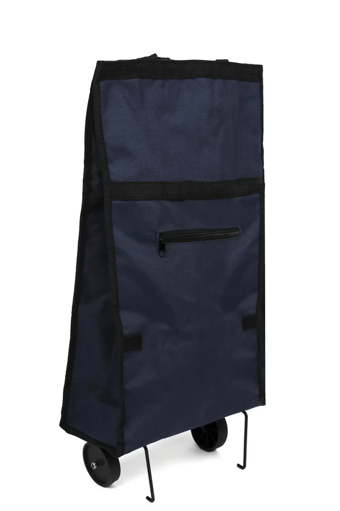 Einkaufstrolley blau, faltbar
