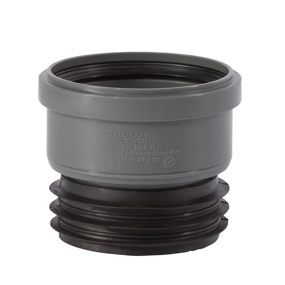 HT Rohr 110 Steckmuffe, DN/OD 110/110, Abwasserrohr, HTsafeSM