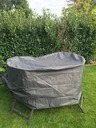 Komfort-Schutzhülle für Gartenmöbelgruppe, Ø 200 x 95 cm, Anthrazit