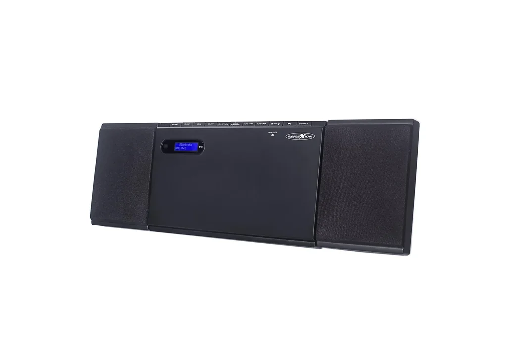 Vertikalanlage DAB+, UKW Radio, CD, USB, Auxin, wandmontagefähig, schwarz