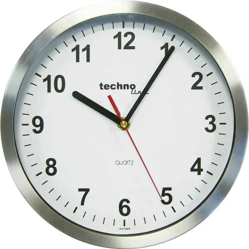 Wanduhr WT 7650 mit Metallrahmen