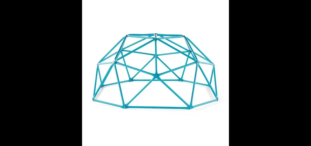 Kletterdome Deimos, Outdoor-Kletterkuppel für Kinder, 1,90 m Durchmesser, türkis