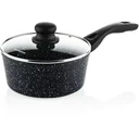 Kochtopf Ø18 cm Schwarzer Marmor