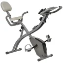 Heimtrainer 2-in-1 Fahrradtrainer LCD-Display klappbarer Hometrainer Trimmrad mit 8 stufig einstellbarem Magnetwiderstan