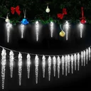 Weihnachts-Eiszapfen-Lichterkette 40 LED 10,4m
