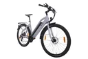 Damen Alu Elektro Trekking-Bike, 27,5 Zoll, Rahmenhöhe 44 cm, 21-Gang Kettenschaltung, weiß, " Voga Bianco "