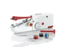 Mini-Hand-Nähmaschine, kompakt, Weiß/ Rot