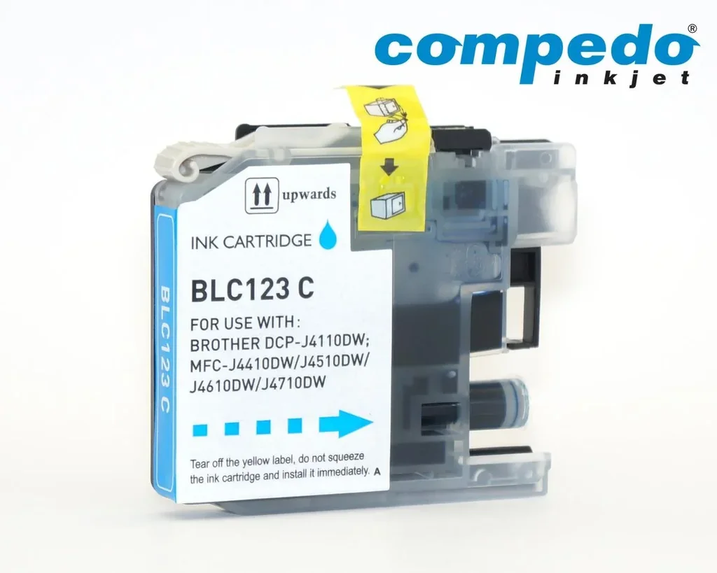 Druckerpatrone für Brother LC123C08 Cyan