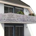 Sichtschutz für Balkon/Gartenzaun Steinoptik 5m