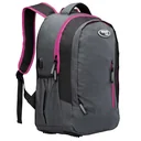 Monzana Sport- und Freizeit Rucksack 35L grau/rosa