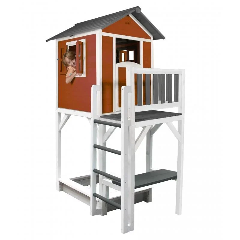 Lodge XXL PLUS Spielhaus (Skandinavisches Rot)