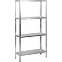 Lagerregal / Regal Massiv 50 Verzinkt - 200 kg Tragfähigkeit - 150x75x30 cm