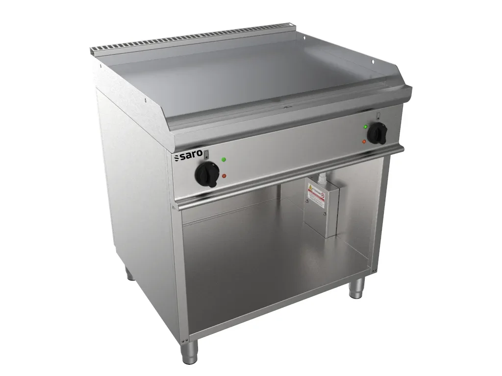 Saro Griddleplatte Elektro Tisch, E7/KTE2BBL - Professionelle Großflächen-Zubereitung für die Gastronomie