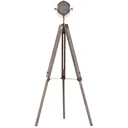 Stehlampe Dreibein 100-140cm E14 Bronze
