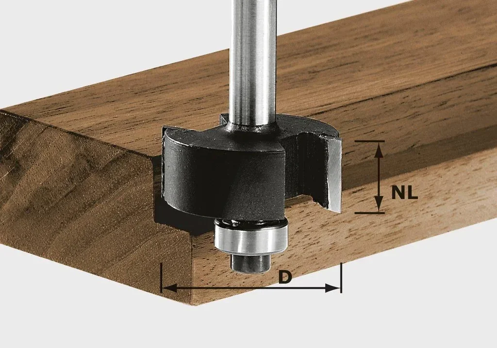 Falzfräser HW D31,7 / NL12,7