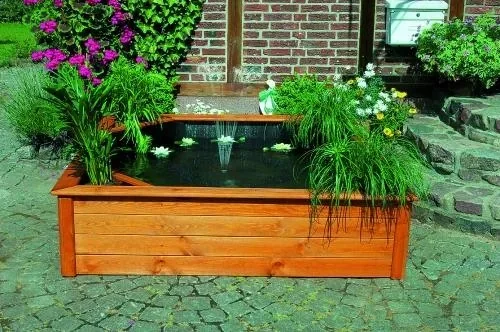 Hochteich mit 4 seitlichen Pflanzzonen