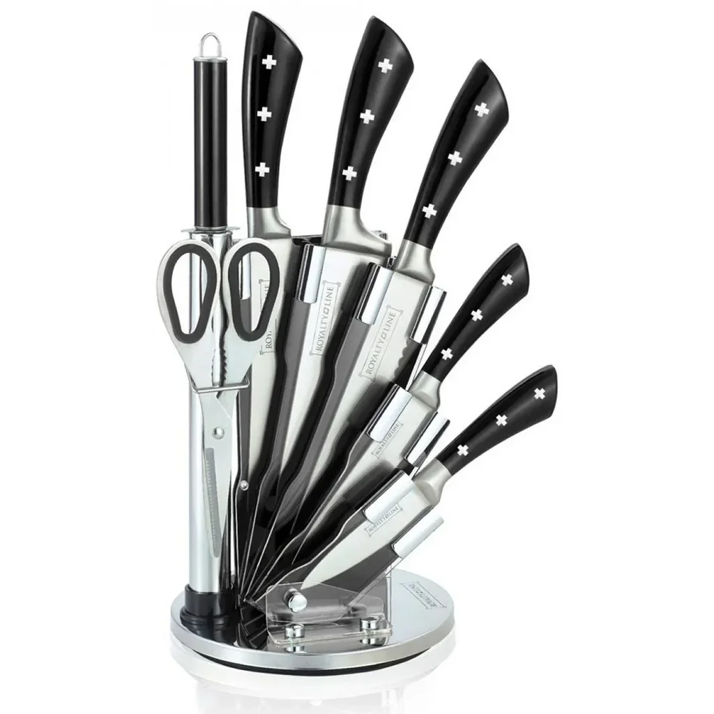Messerset Edelstahl MIT Ständer