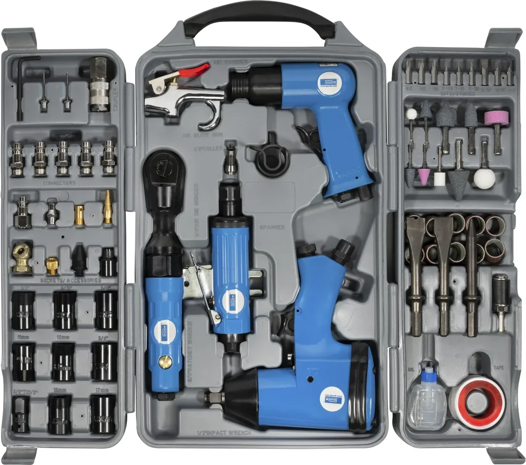Druckluftgeräte-Set 71-teilig