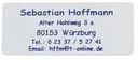 Adress Etiketten Schriftfarbe blau ohne Rand, selbstklebend, 300 St.