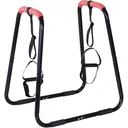 Dip Ständer Dipstation mit Schlaufen Bauchtrainer