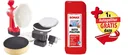 Akku Poliermaschine 18 Volt/ 12-teiliges Lackpflege Set