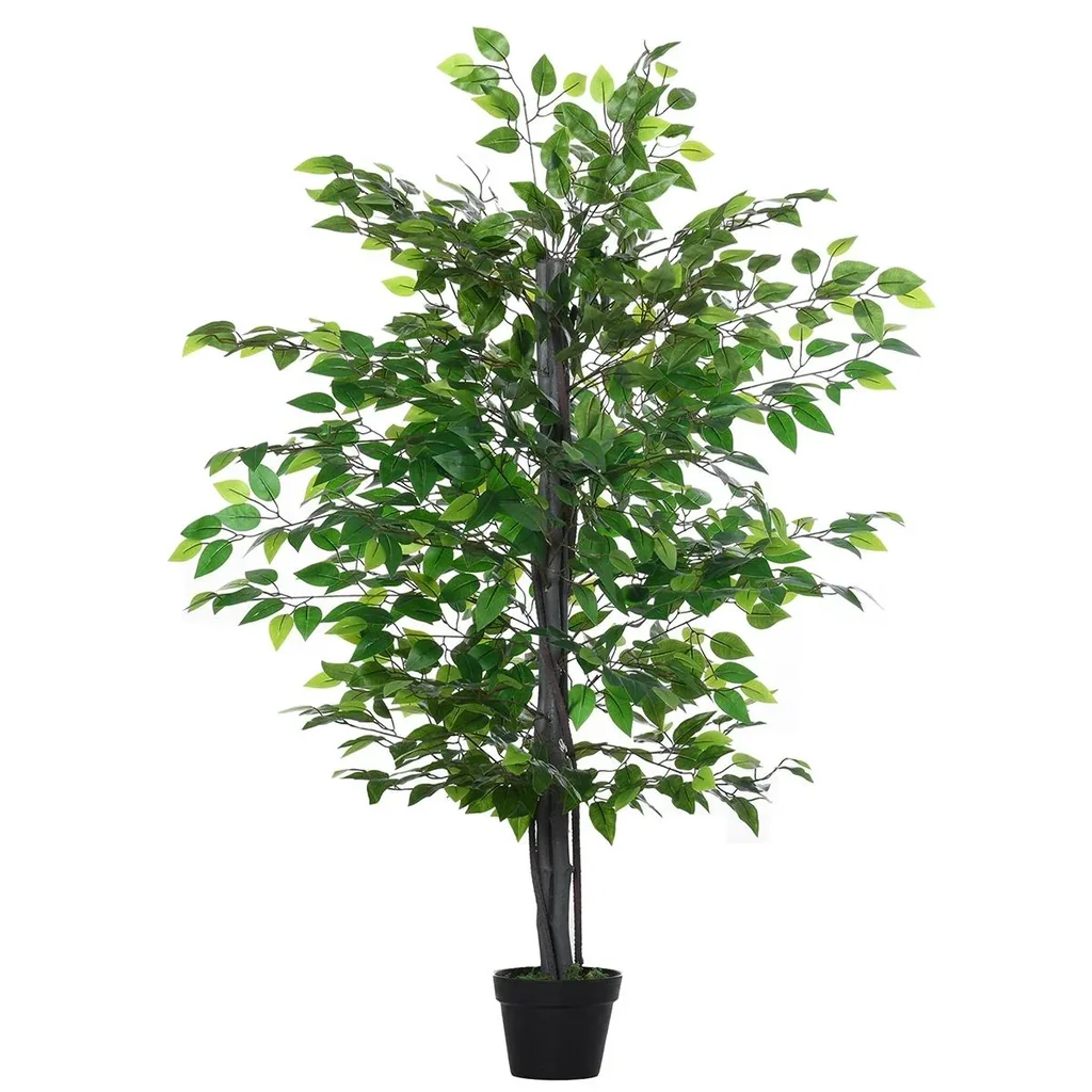 Künstlicher Banyan Baum Dekoration Massivholz Kunstbaum Innensimulation Baumdekoration Wohnzimmer 20 x 145 cm