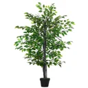Künstlicher Banyan Baum Dekoration Massivholz Kunstbaum Innensimulation Baumdekoration Wohnzimmer 20 x 145 cm