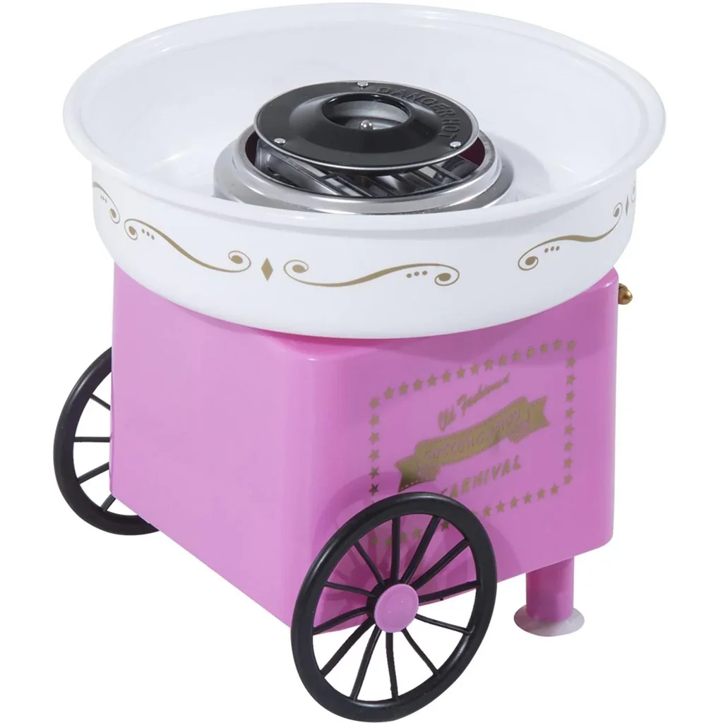 Zuckerwattemaschine Zuckerwattegerät Pink