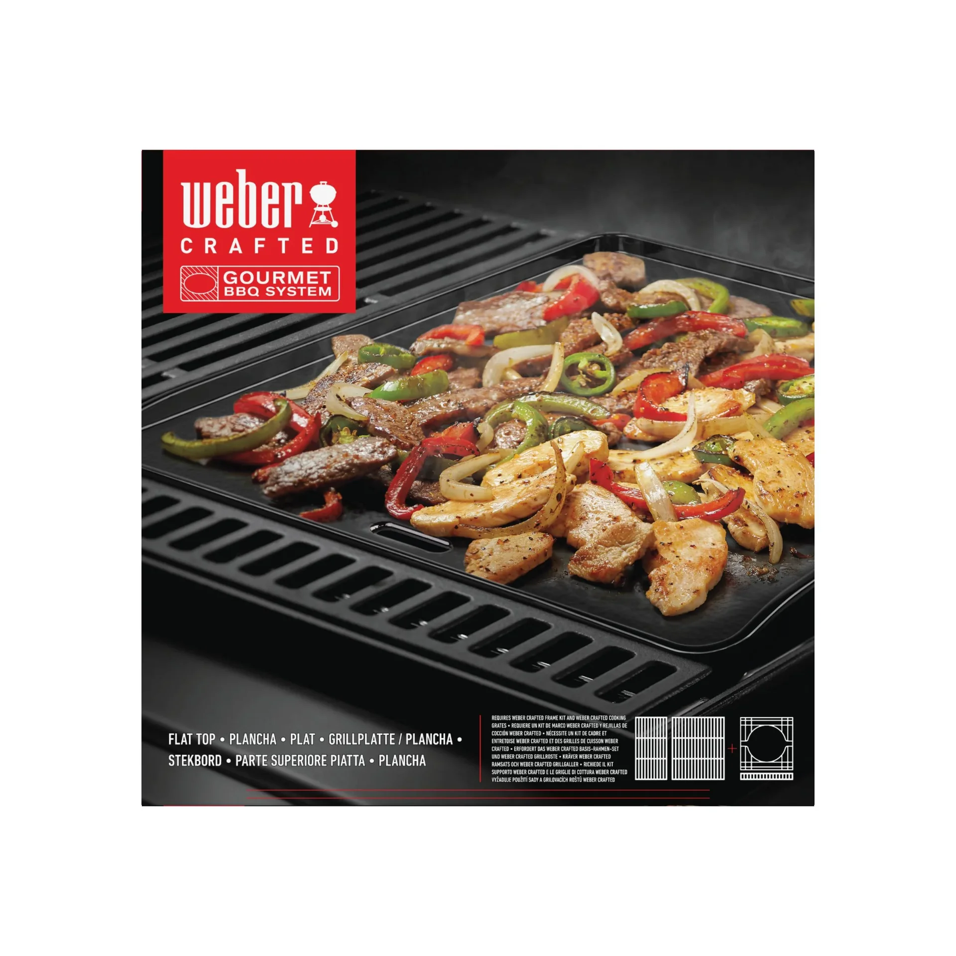 CRAFTED Grillplatte/Plancha - Gourmet BBQ System