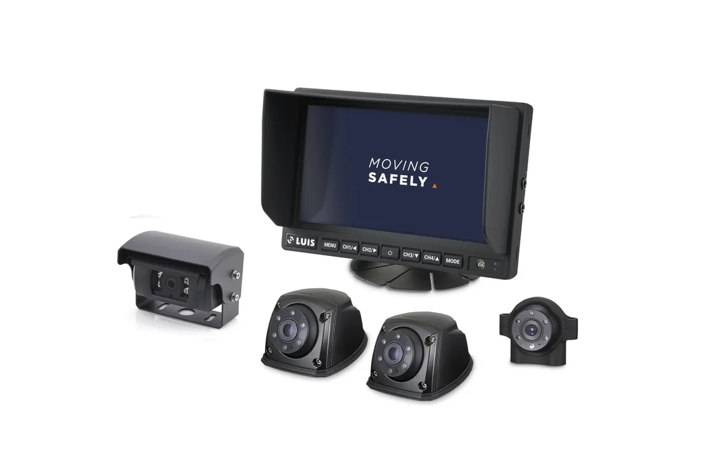 Rückfahrsystem R7-S Quad mit 4 Kameras
