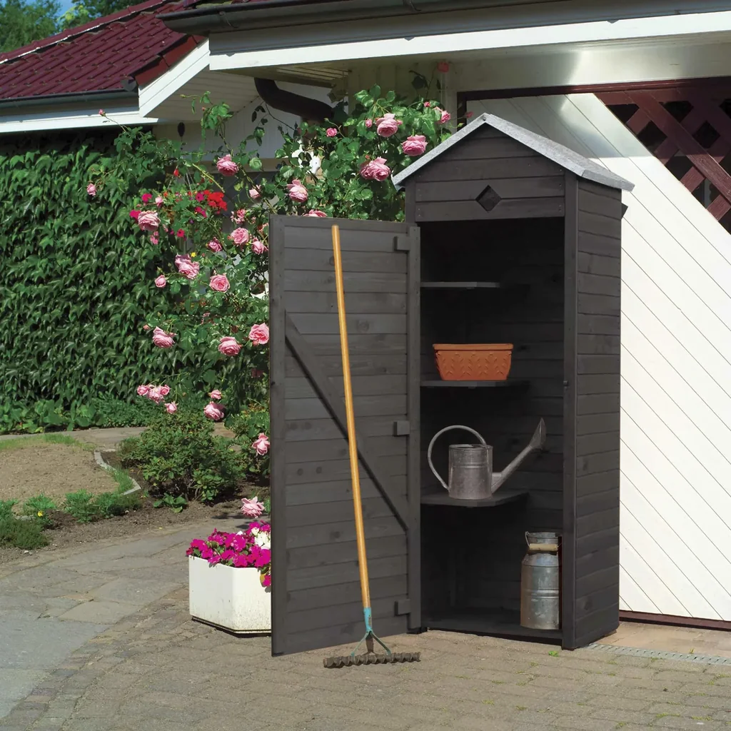 Gartenschrank "Babylon" anthrazit