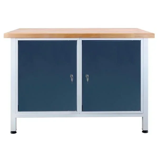 Werkbank "Premium" mit 2 Türen, L1200xB600xH840mm