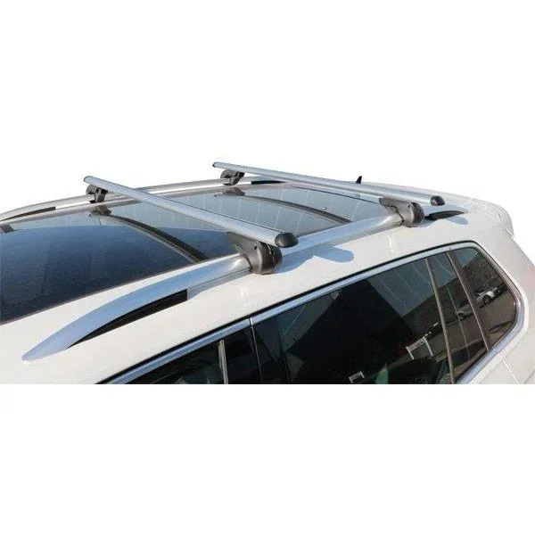 BeQu Universal Aluminium Dachträger Set für Fahrzeuge mit offenem Geländer