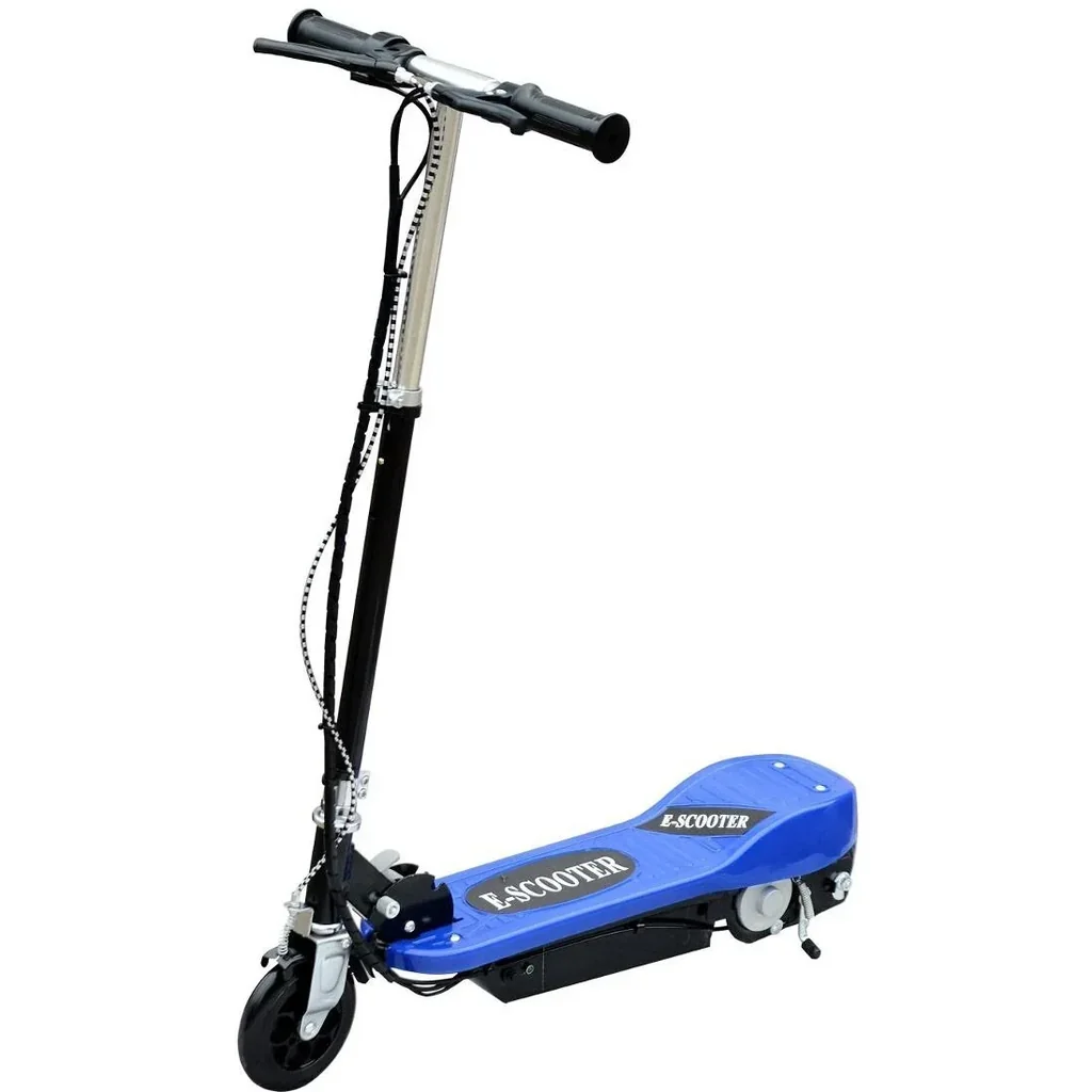 E-Scooter Kinderroller Cityroller 120W klappbar Blau