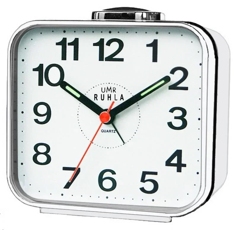 Quarz-Wecker mit Bell-Alarm