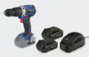 Akku-Schlagbohrschrauber 18 Volt Li-Ion WABS18BL inklusive 2 Akkus 2,0 Ah und Ladegerät 2,4 Ah