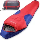 Bergsteigerschlafsack Frozen Mummy dunkelblau+ dunkelrot