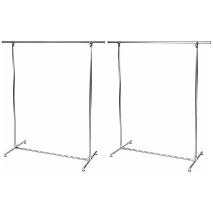 2er-Set Metall-Kleiderständer MP61 - 75kg Tragfähigkeit - 120x50x120cm