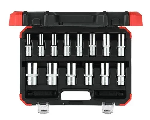 Steckschlüssel Satz 1/2 6kt SW10-32 mm 14-teilig