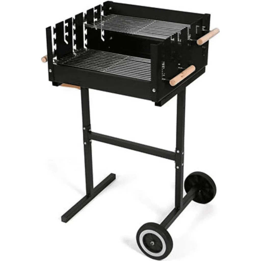 Grill mit 2 Gittern quadratisch