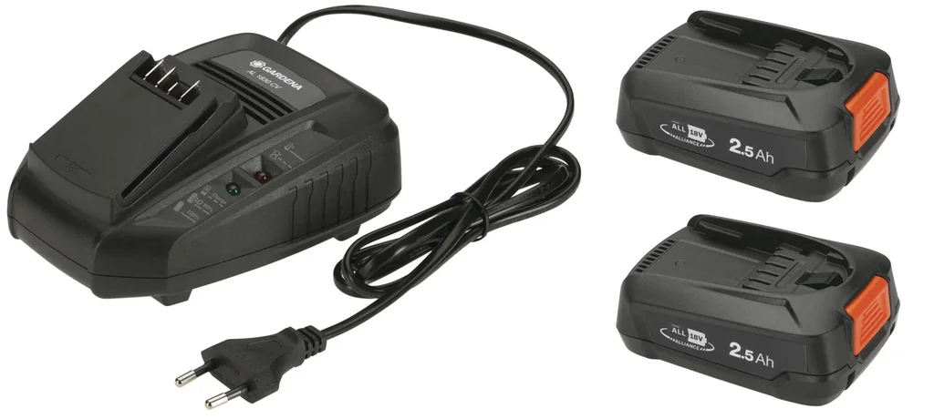 Starter-Kit P4A 2x Akku PBA 18V/45 2,5 Ah + Schnell-Ladegerät AL 1830 CV