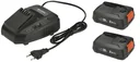 Starter-Kit P4A 2x Akku PBA 18V/45 2,5 Ah + Schnell-Ladegerät AL 1830 CV