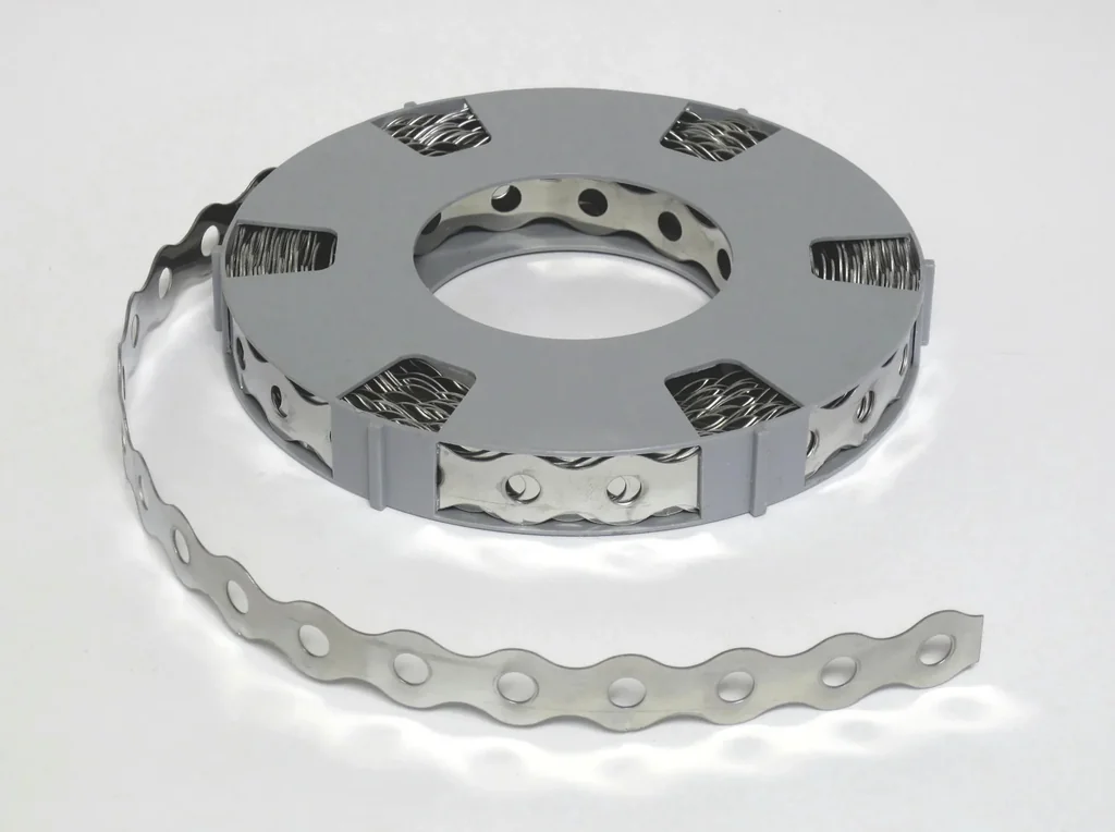 Edelstahl Lochband 17 mm x 10 m