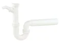 Spültisch- Röhrensiphon, 1 1/2" mit 3/4" Geräteanschluss