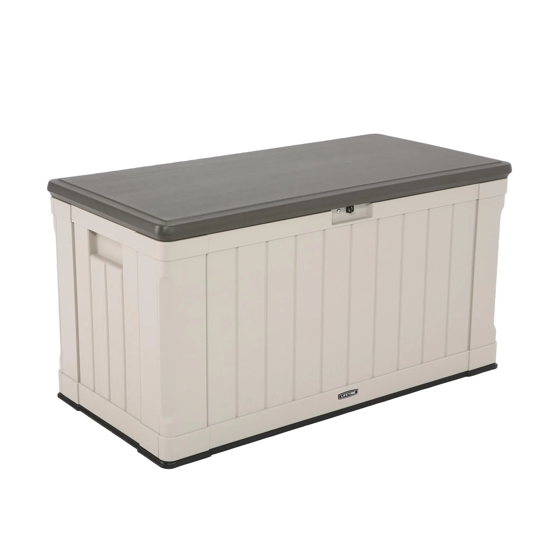 Lifetime Kissenbox Harmony 440 L 127,9×64×67,2 cm Lichtgrau – wasserdicht, hält Kissen trocken