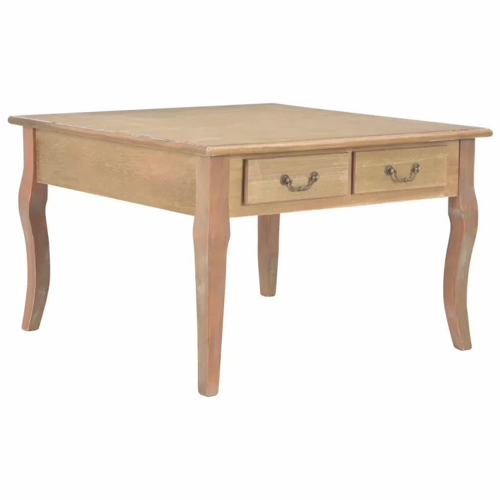Couchtisch 80x80x50 cm Holz braun
